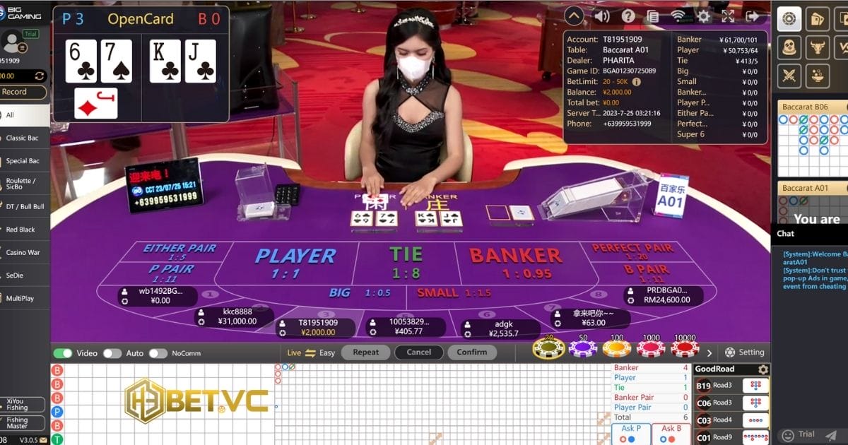 live casino h3bet
