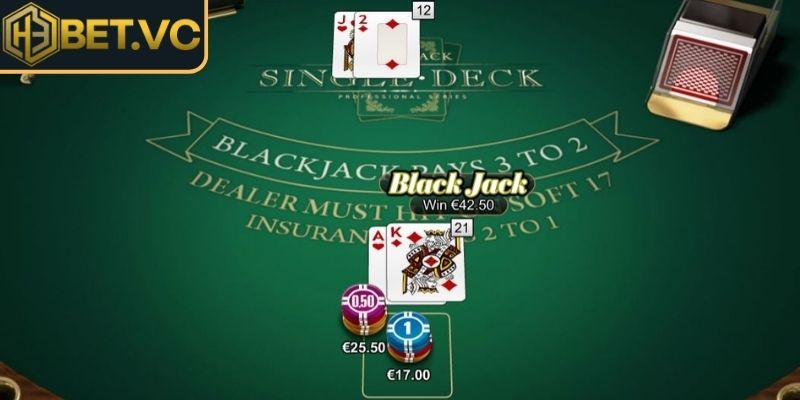 Blackjack H3BET online và sự hấp dẫn của trò chơi
